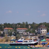 Учкуевка: фото катера из центра города до пляжа Учкуевки